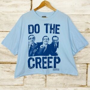 Saturday Night Live Do The Creep Graphic Boxy Cropped Short Sleeve T Shirt XL